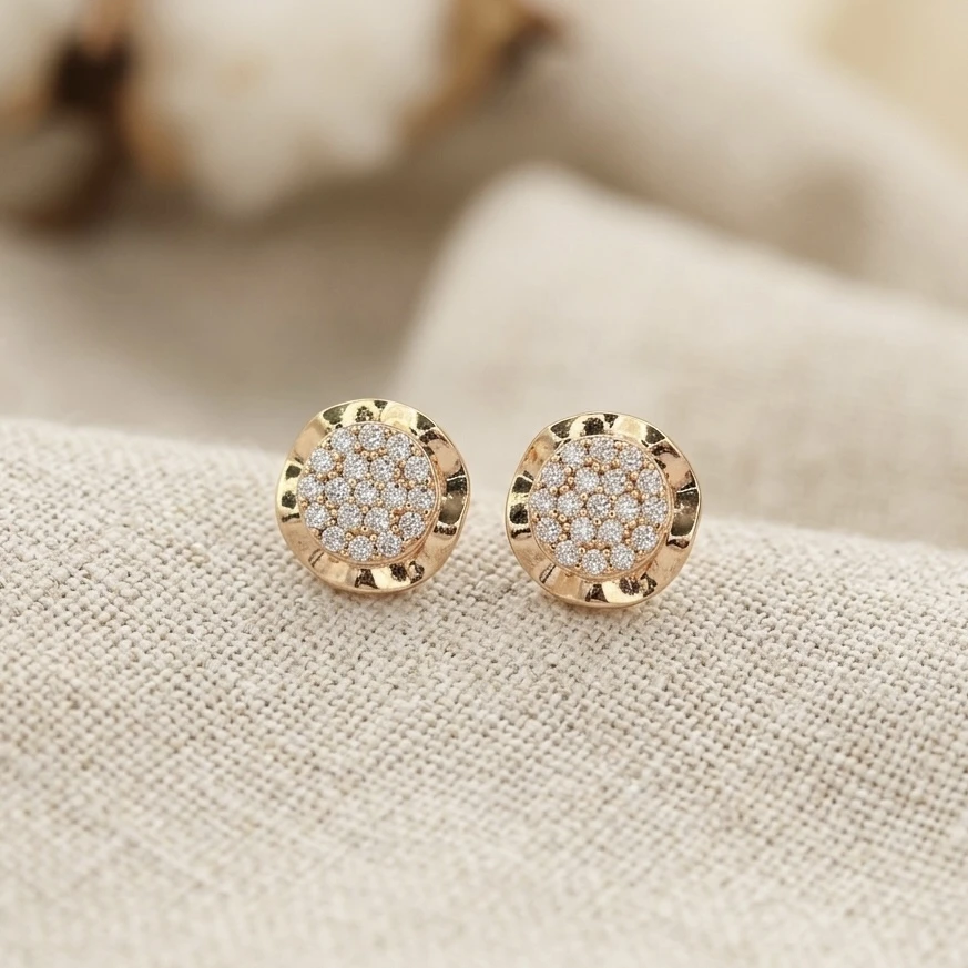 The Gilded Flora Stud Earrings