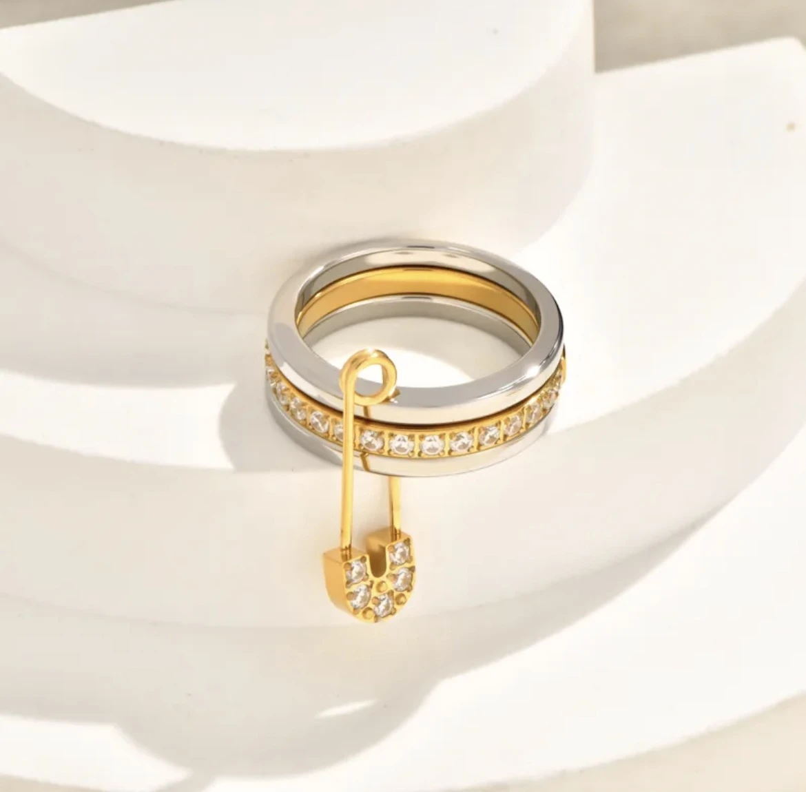 Rebel Halo Stack Ring