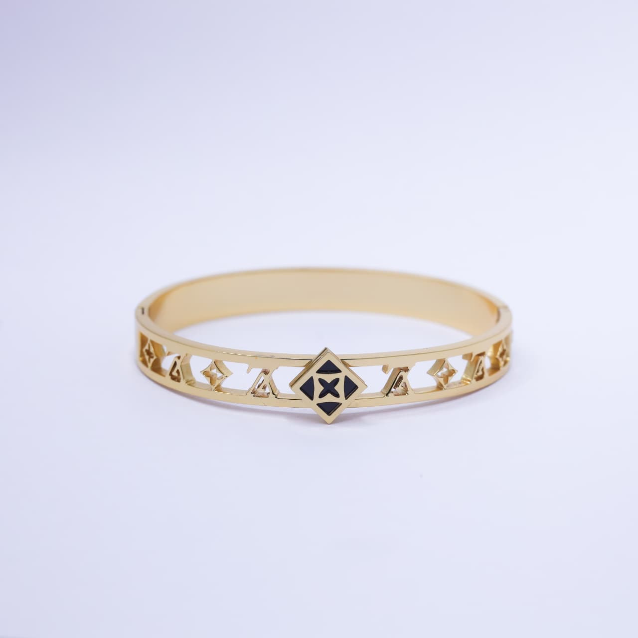 Monogram Cut-outs Bangle