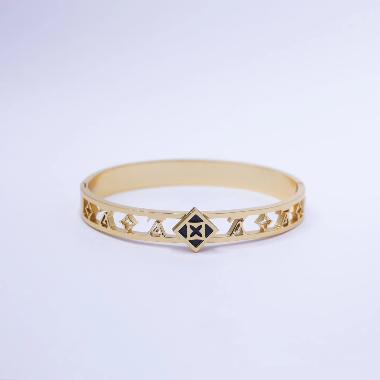 Monogram Cut-outs Bangle