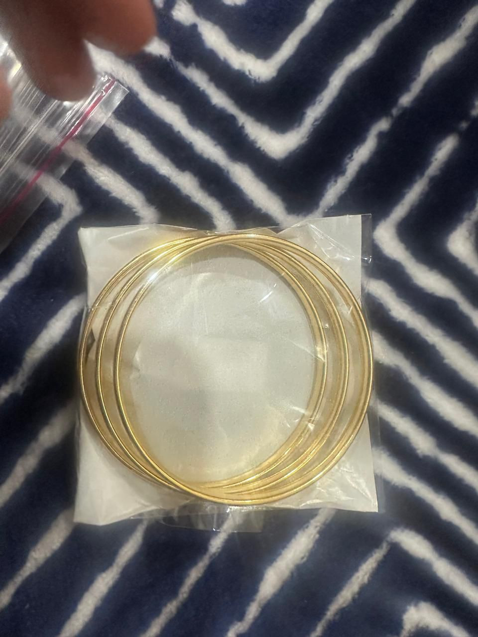 Elliptical Grace Gold Bangle Bracelet