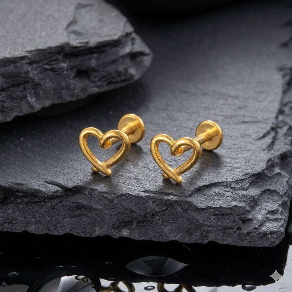 Heartiva studs