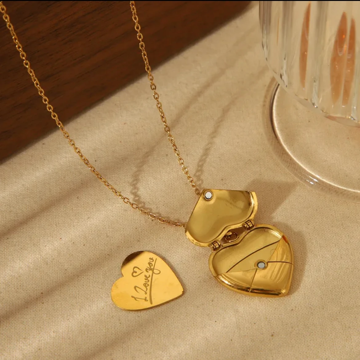 Love Note Locket Necklace