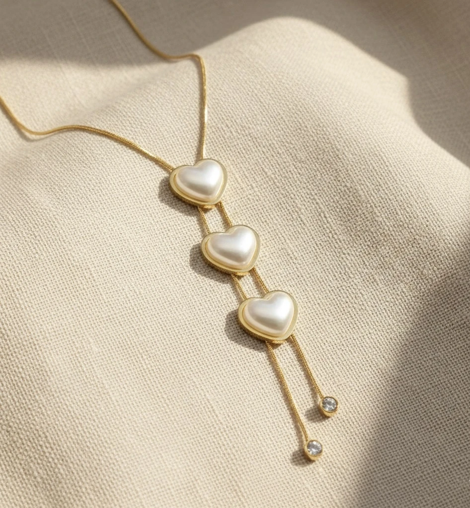 Pearl Symphony Heart Necklace