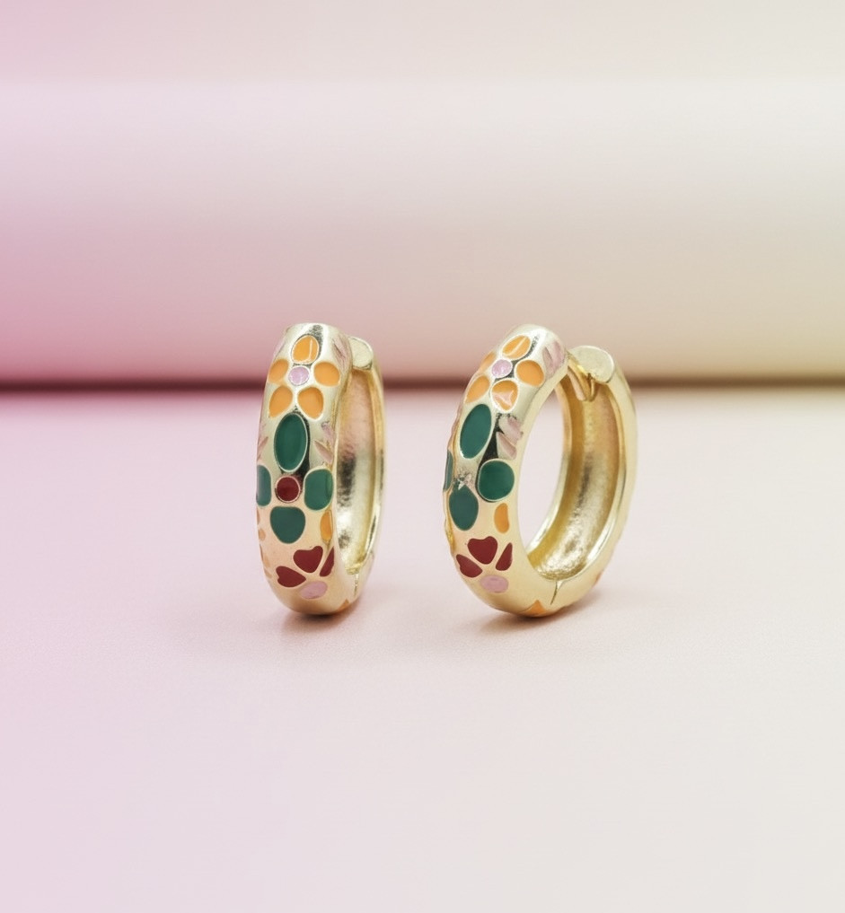 The Heritage Enamel Hoops