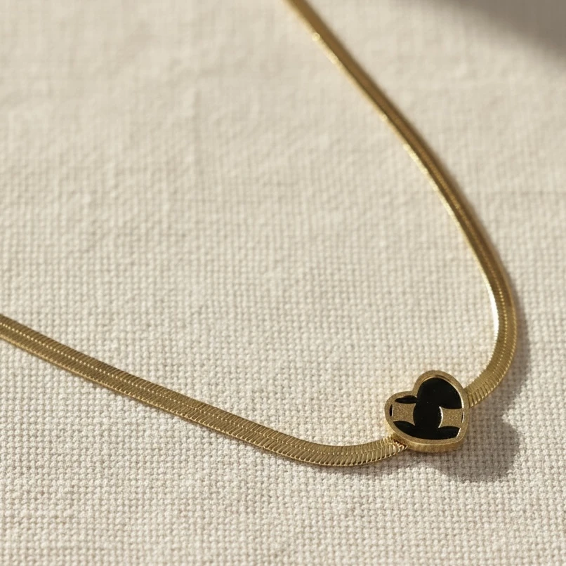 Midnight Love Chain Necklace