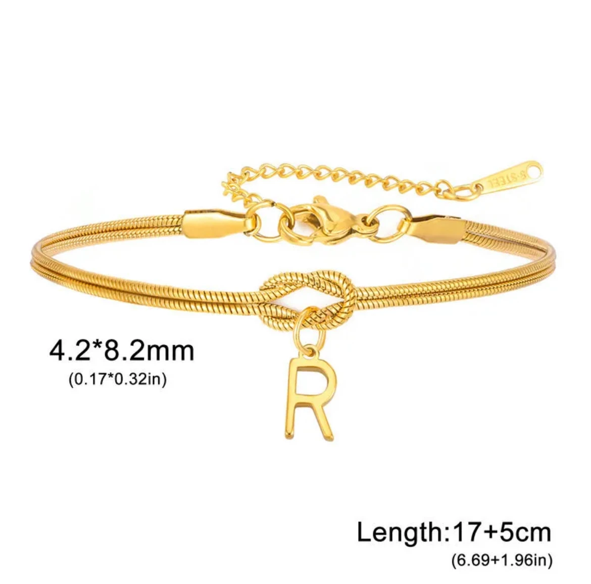 Signature Tie R Bracelet