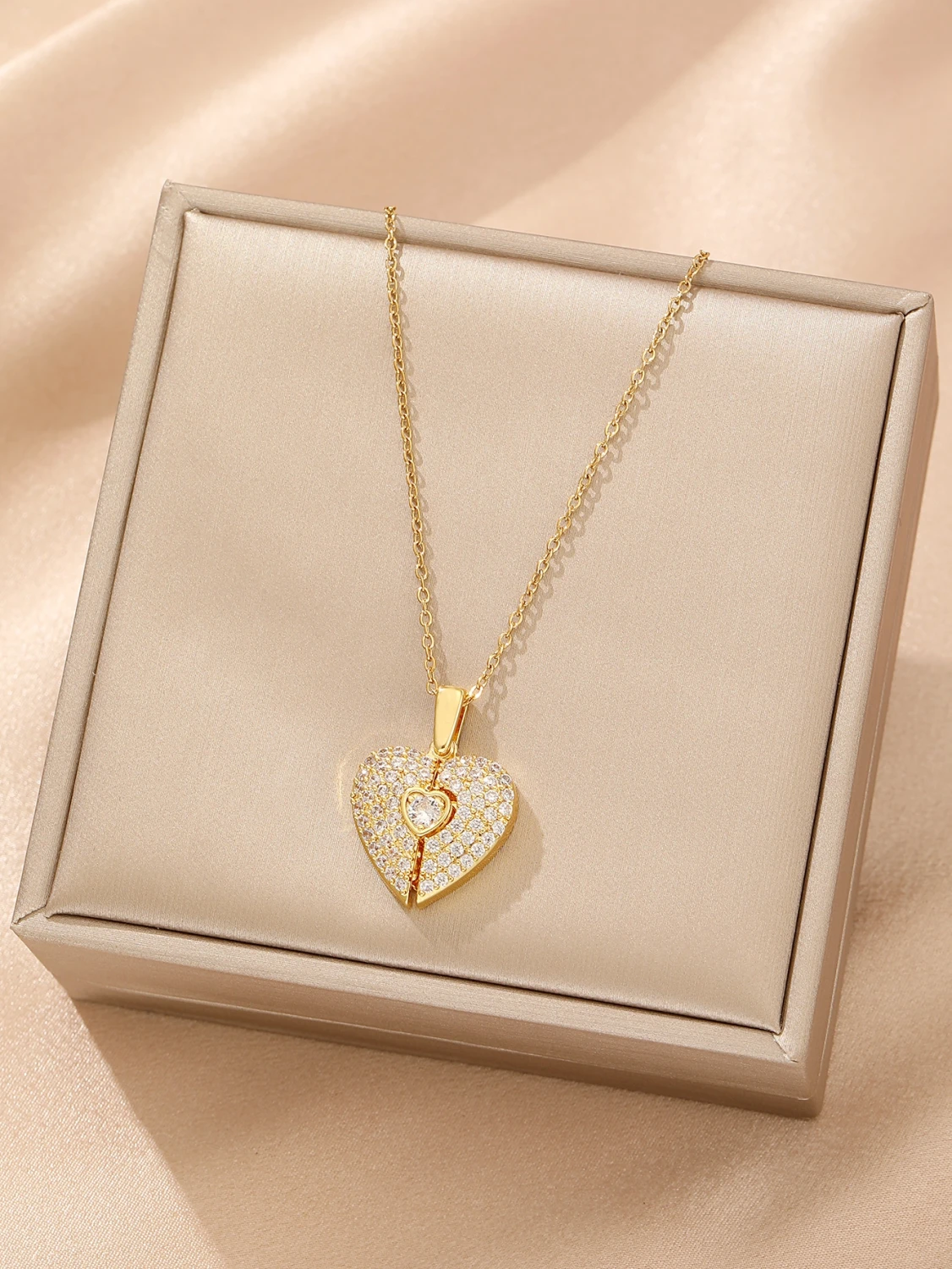 Locked & Unlocked Heart Necklace