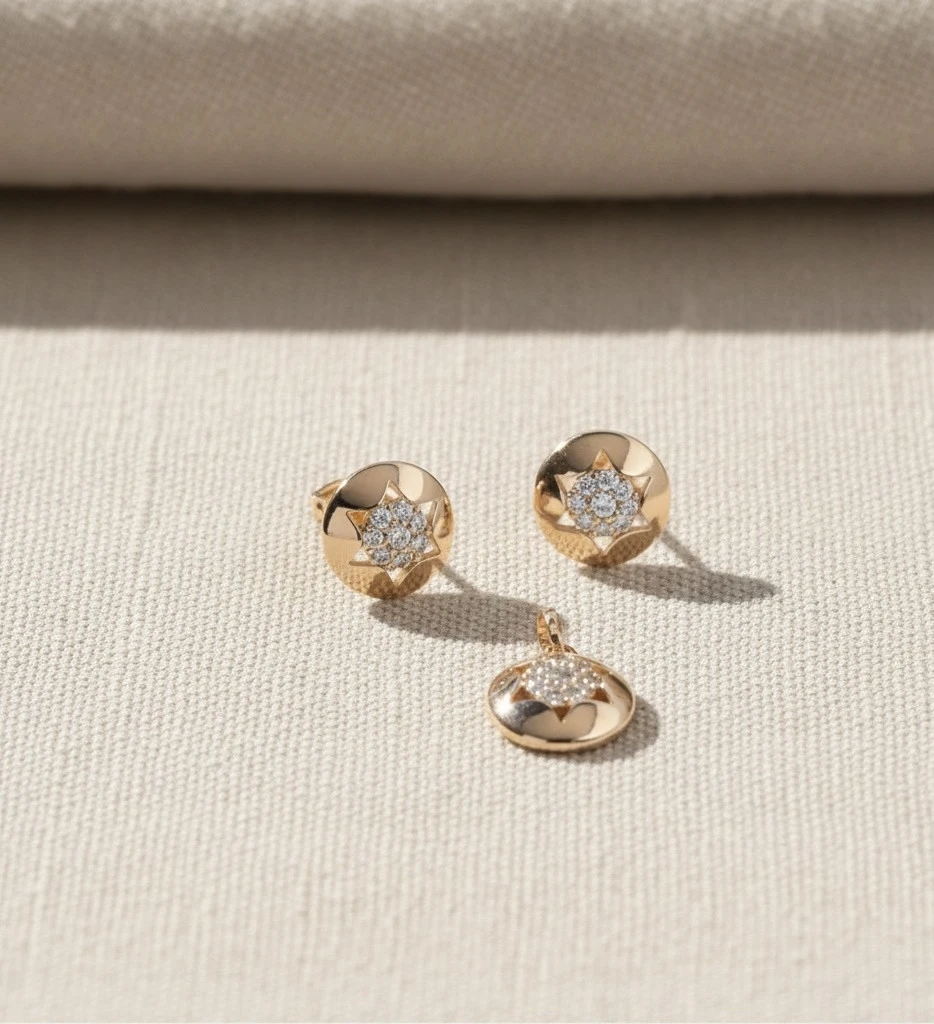 Galaxy Petal Pendant Set