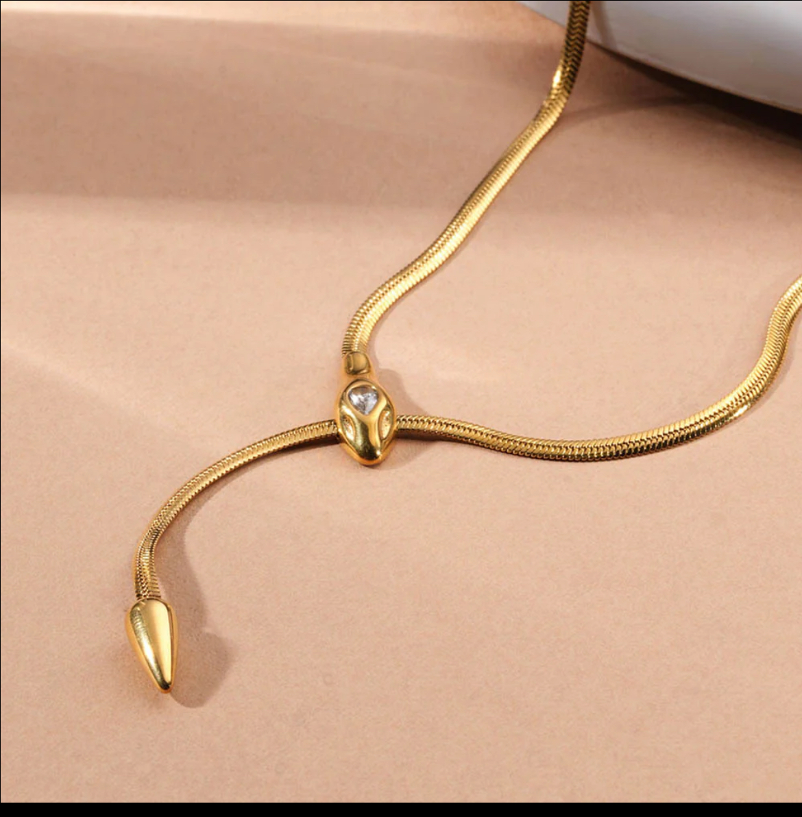 Dangle Snake Chain Necklace