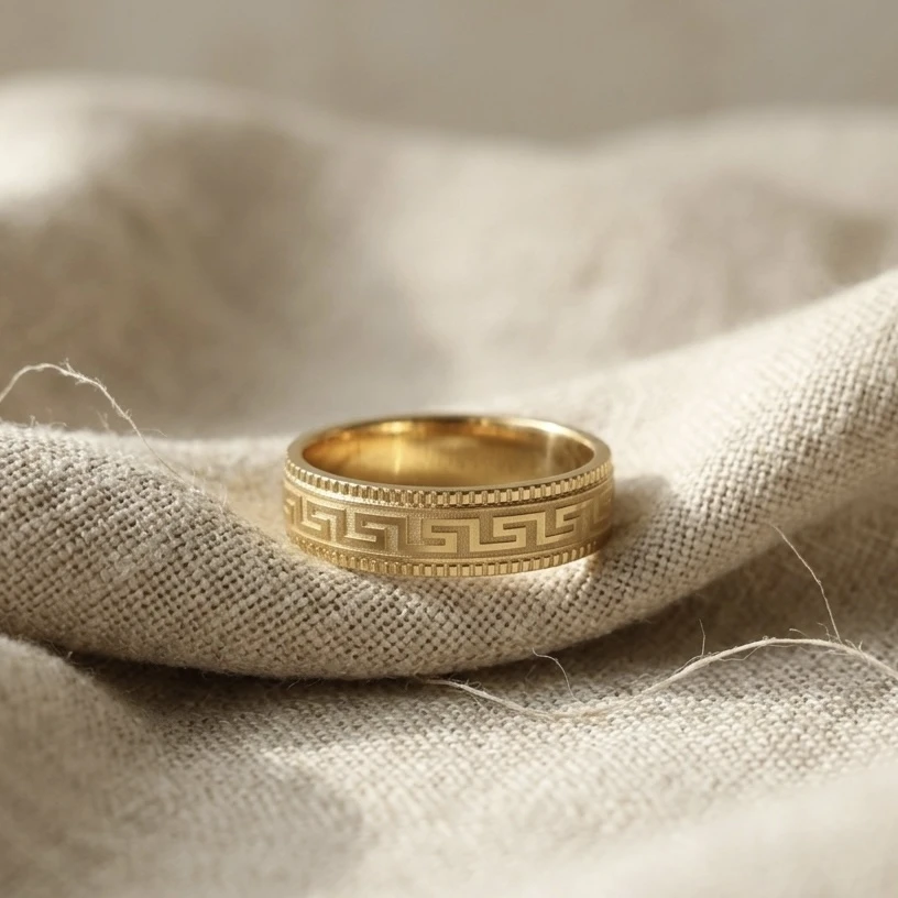 The Structural Meander Band Ring