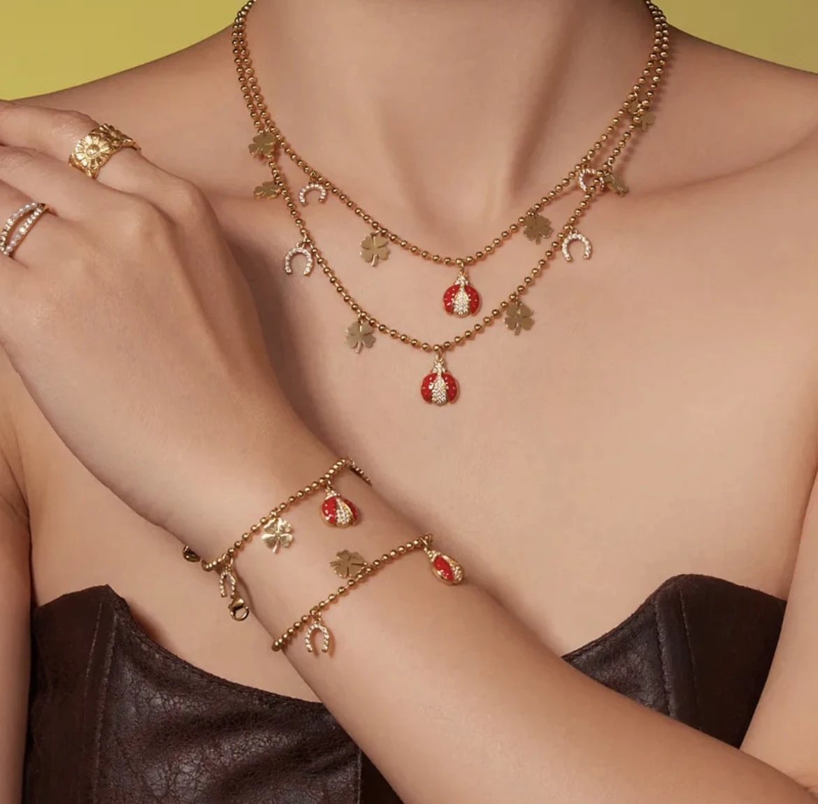 Scarlet Charm Necklace