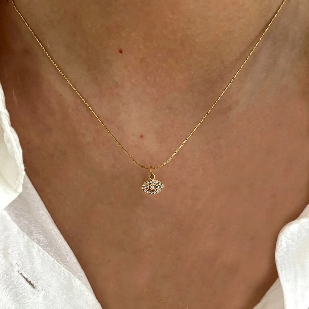 Dazzling Evil Eye necklace