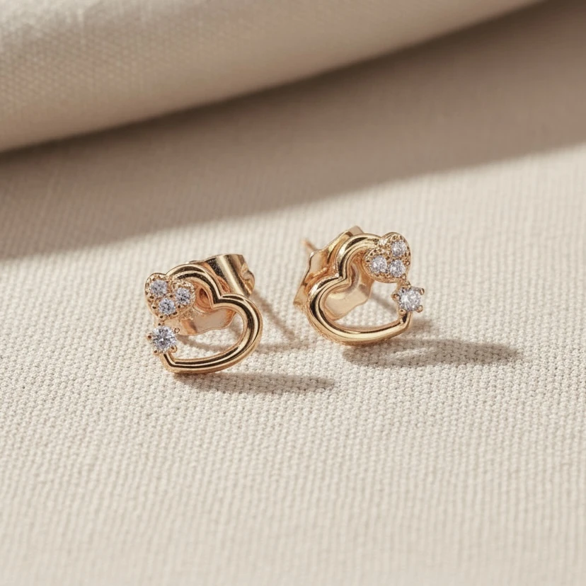 Minni Heart Earrings