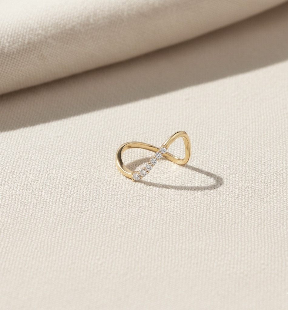 Eternal Sparkle Loop Ring