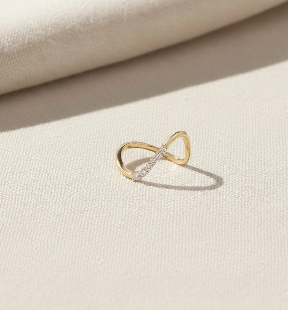 Eternal Sparkle Loop Ring