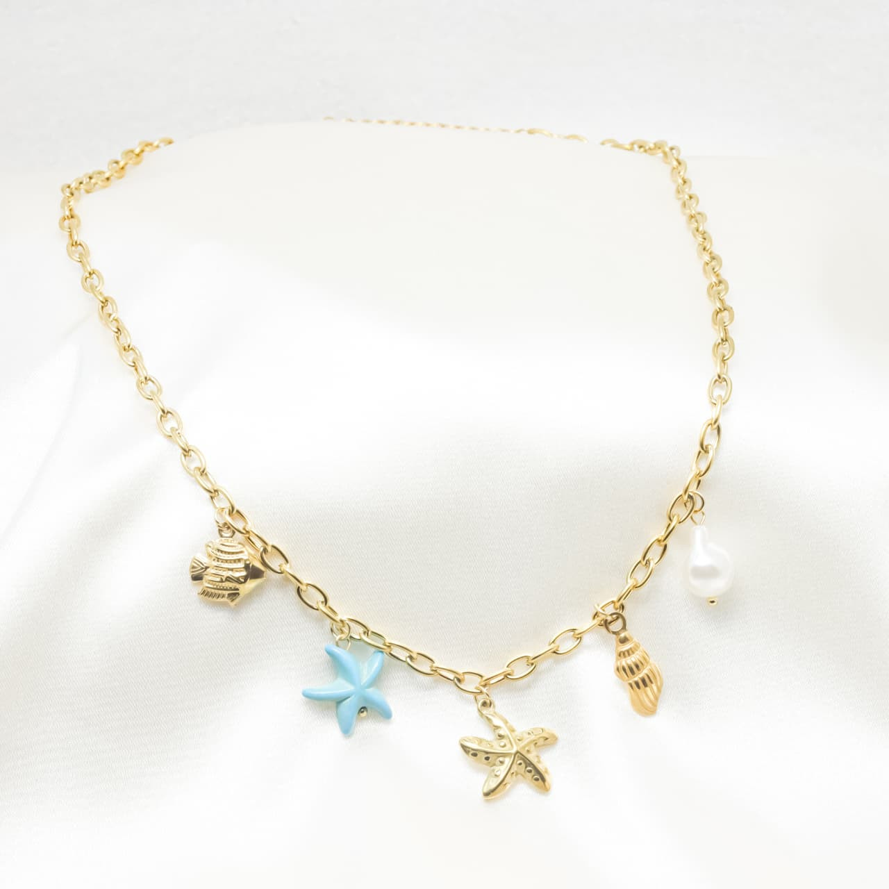 The Seaside Treasures Charm Necklace