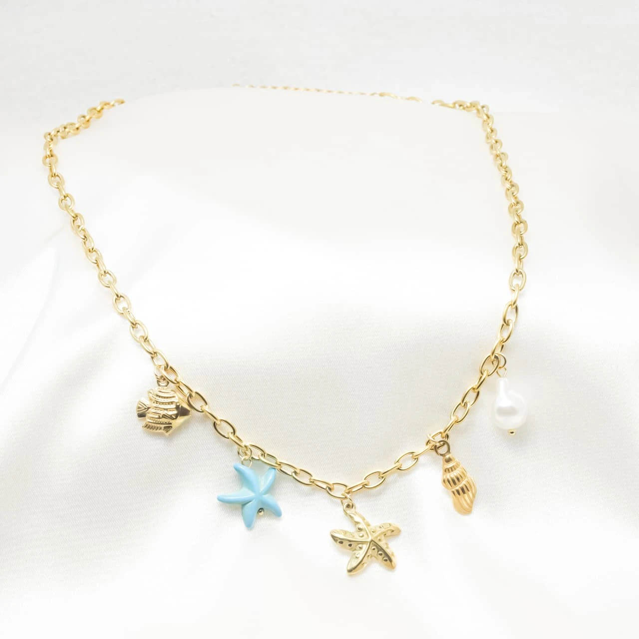 The Seaside Treasures Charm Necklace