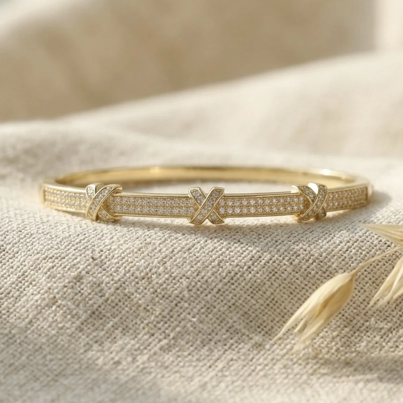The Intersecting Elegance Bracelet